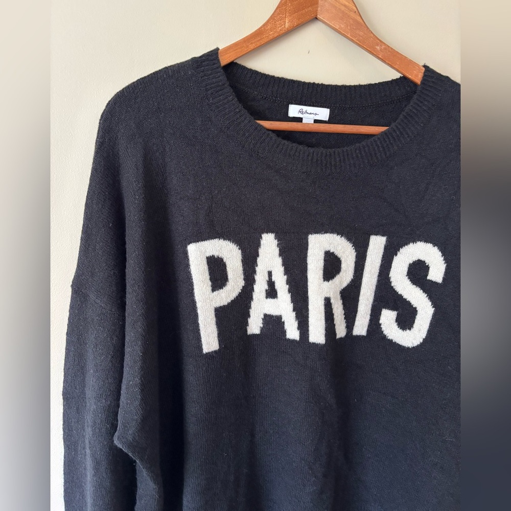 Reitmans Paris Long-Sleeve Crew-Neck PlushSoft Loose Sweater Size 2X - Picture 6 of 11